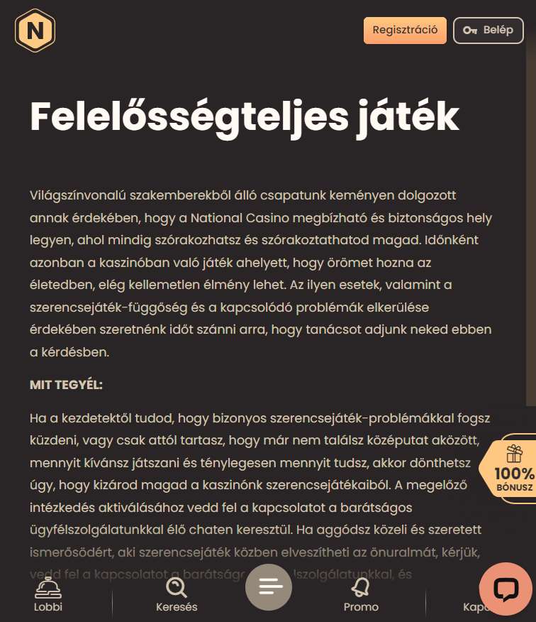 Felelősségteljes játék