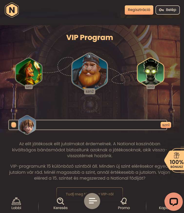 juttatások és VIP program